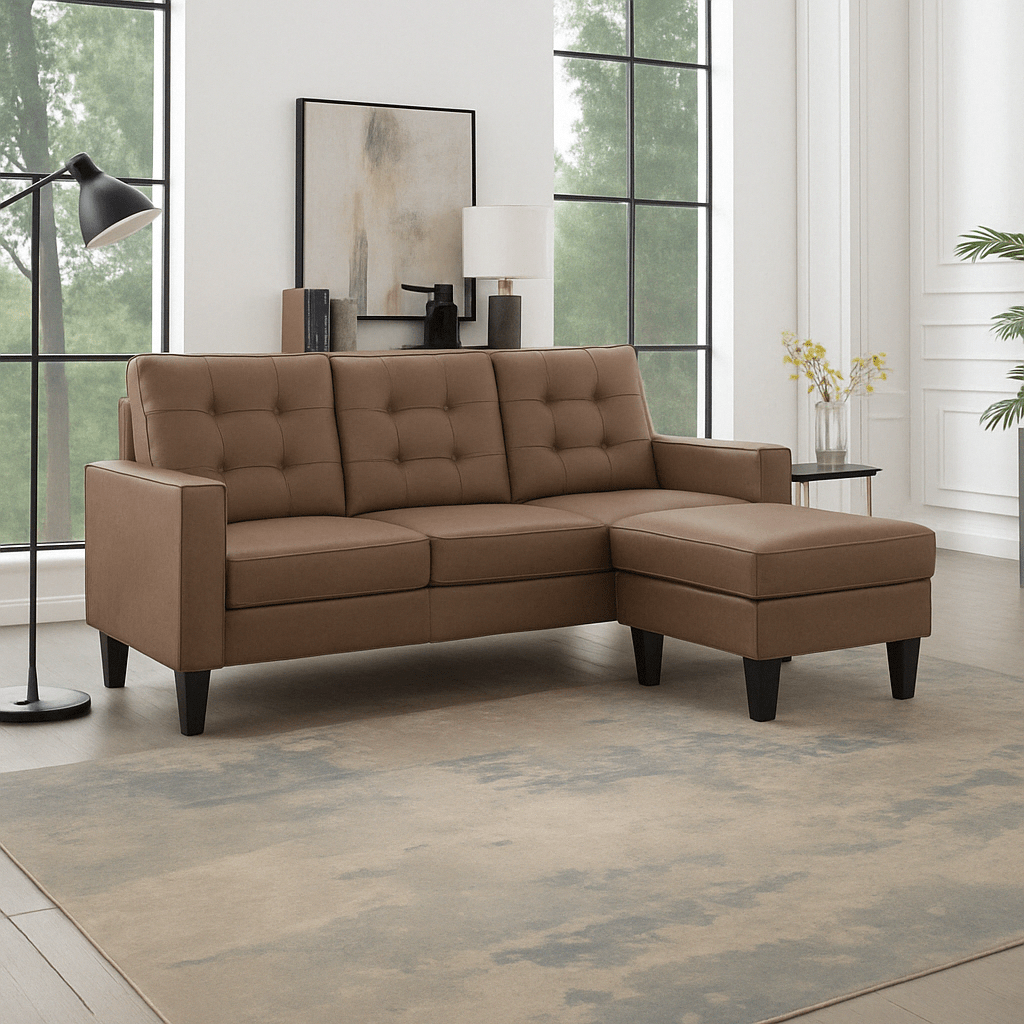 3-Seater Reversible L-Shaped Sectional Sofa Lounger – Modern Compact Couch BT1709