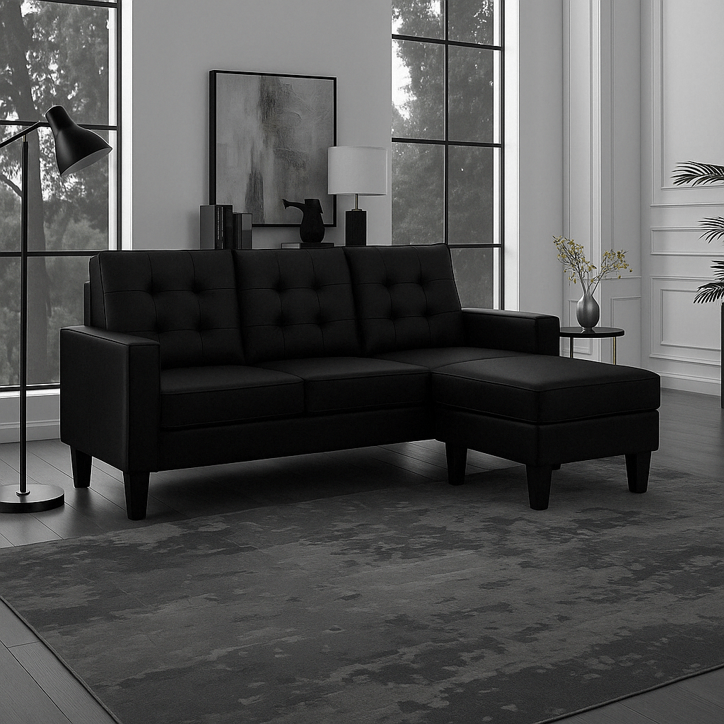 3-Seater Reversible L-Shaped Sectional Sofa Lounger – Modern Compact Couch BT1709