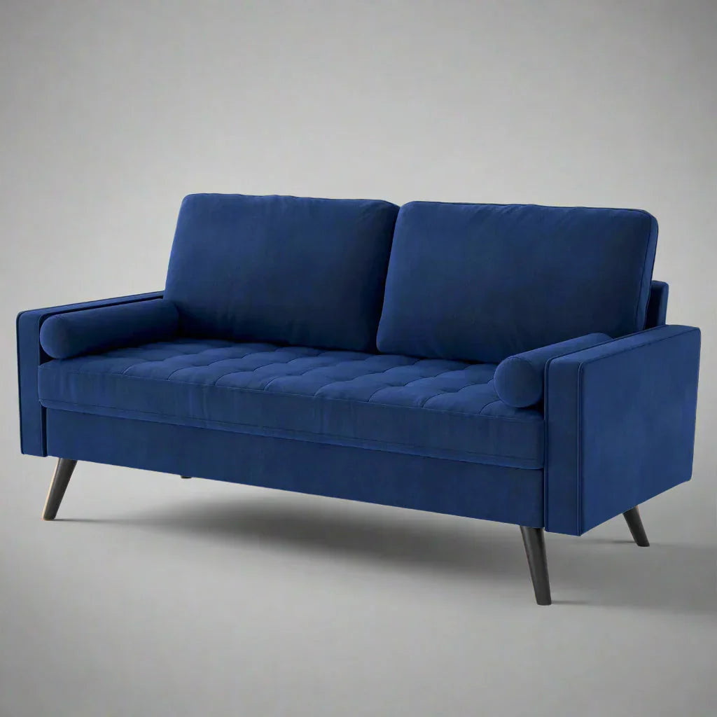 New 69.7" Modern Velvet Sofa – Upholstered Living Room Couch with Tufted Back | Model BT2555