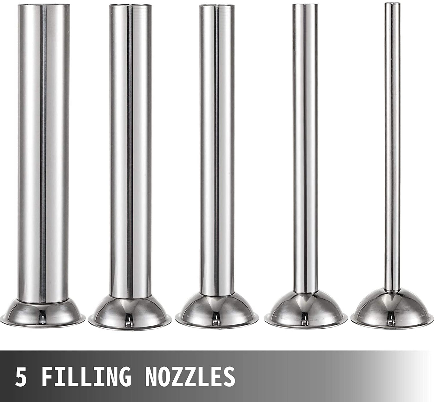 Stainless Steel Vertical Sausage Stuffer – 3L & 5L Capacity Options